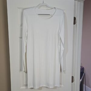 Classic White Long Sleeve Top